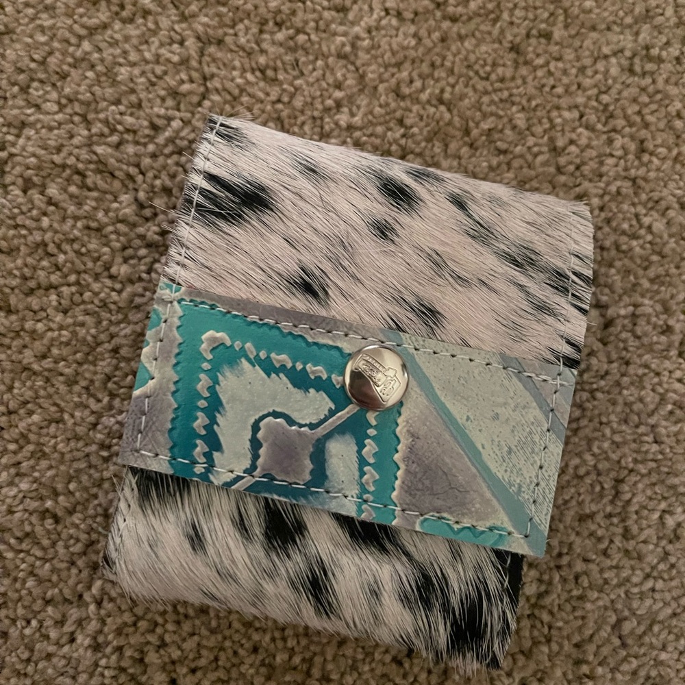 Dancing cactus small trifold wallet